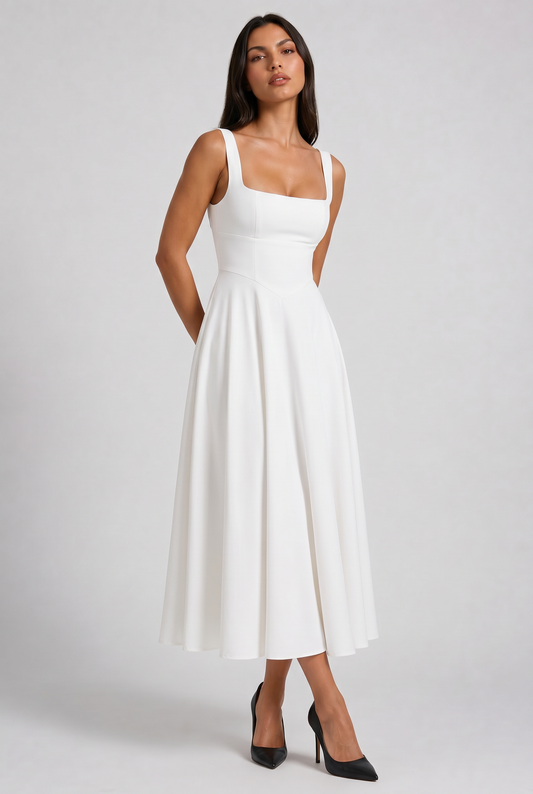 Lena - Vestido Midi Entallado