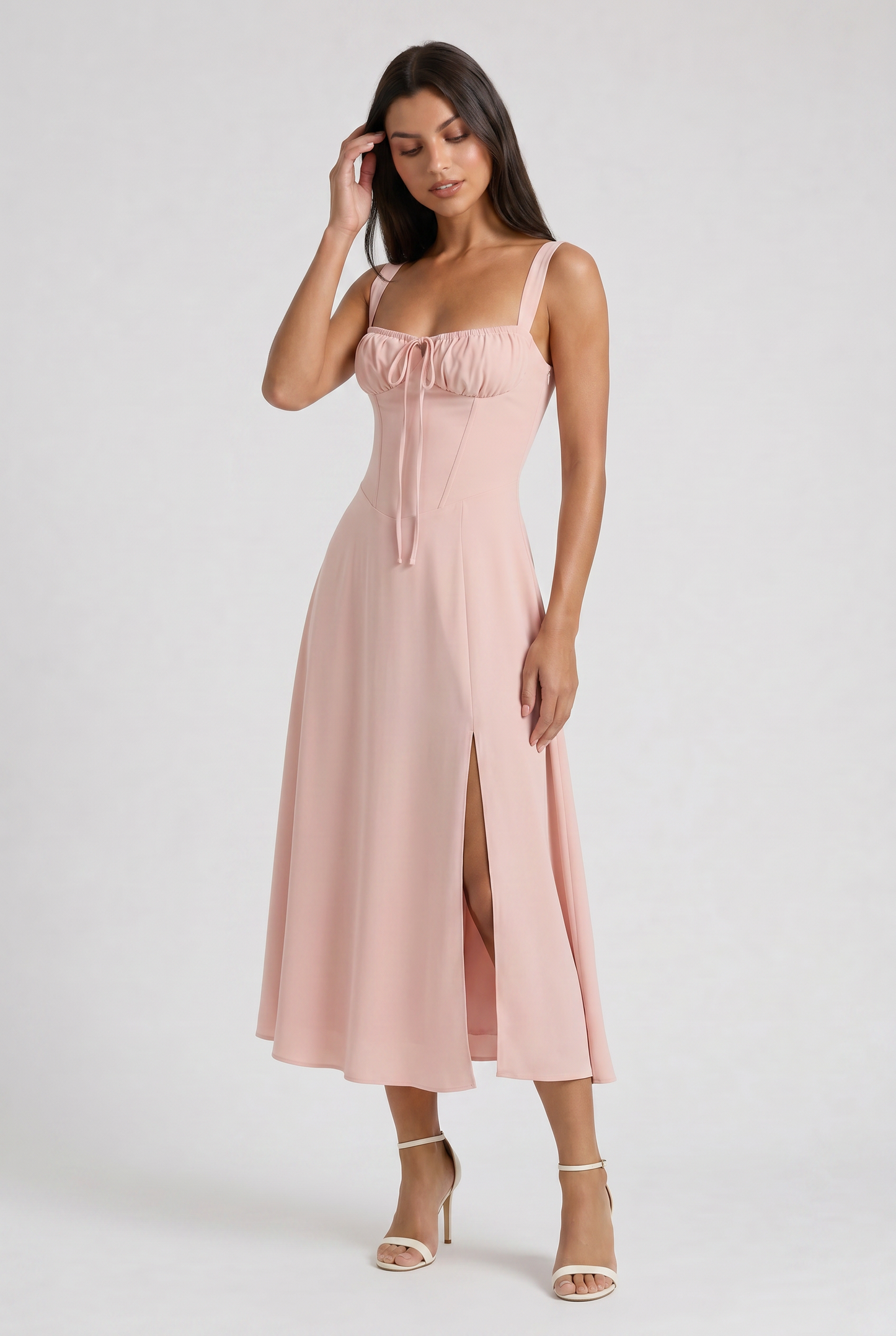 Aurora - Vestido Corset con Espalda de Cordones