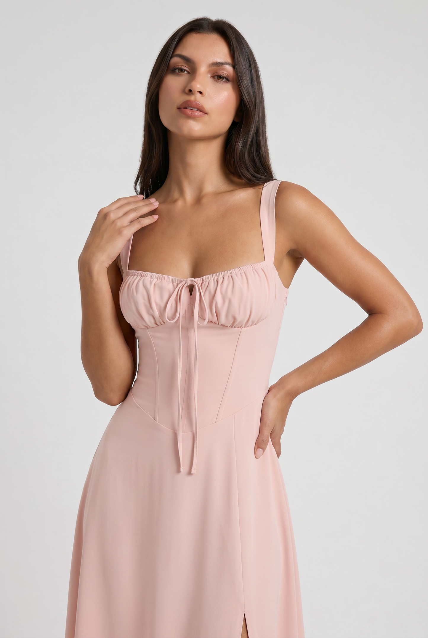 Aurora - Vestido Corset con Espalda de Cordones