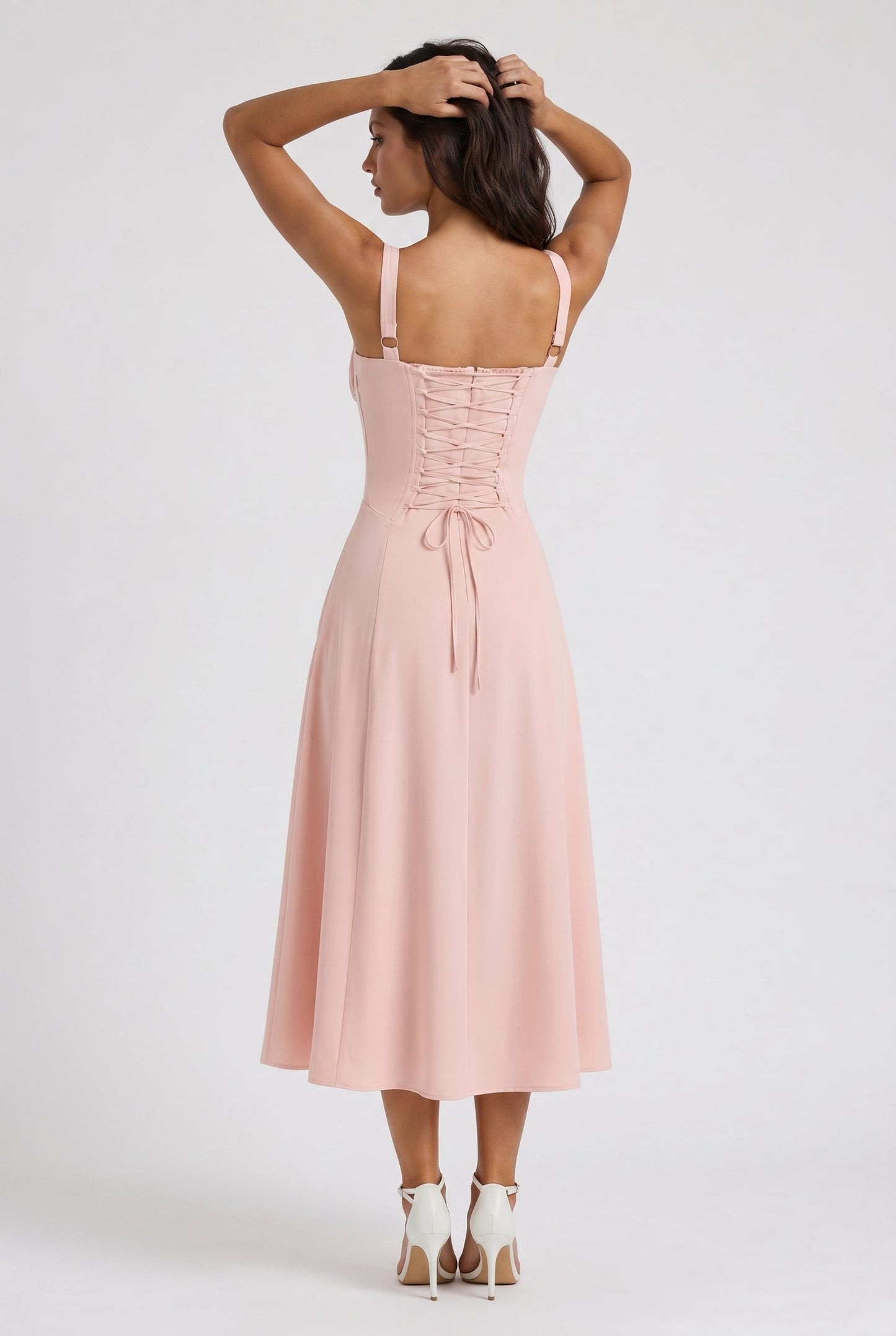 Aurora - Vestido Corset con Espalda de Cordones