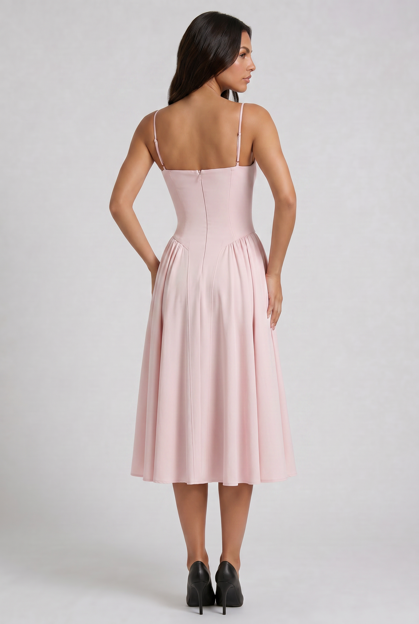 Nea - Vestido Corset con Falda Acampanada