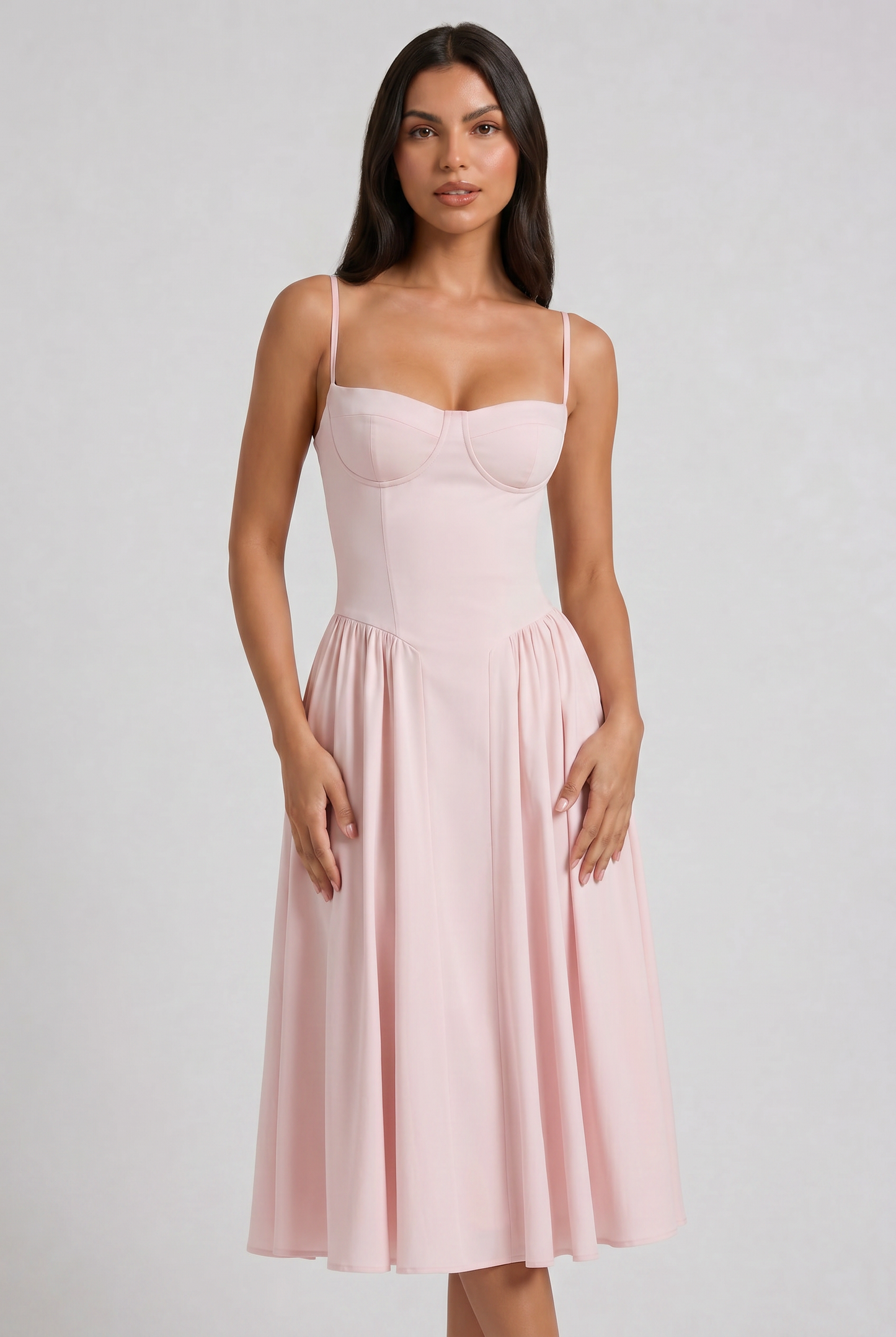 Nea - Vestido Corset con Falda Acampanada