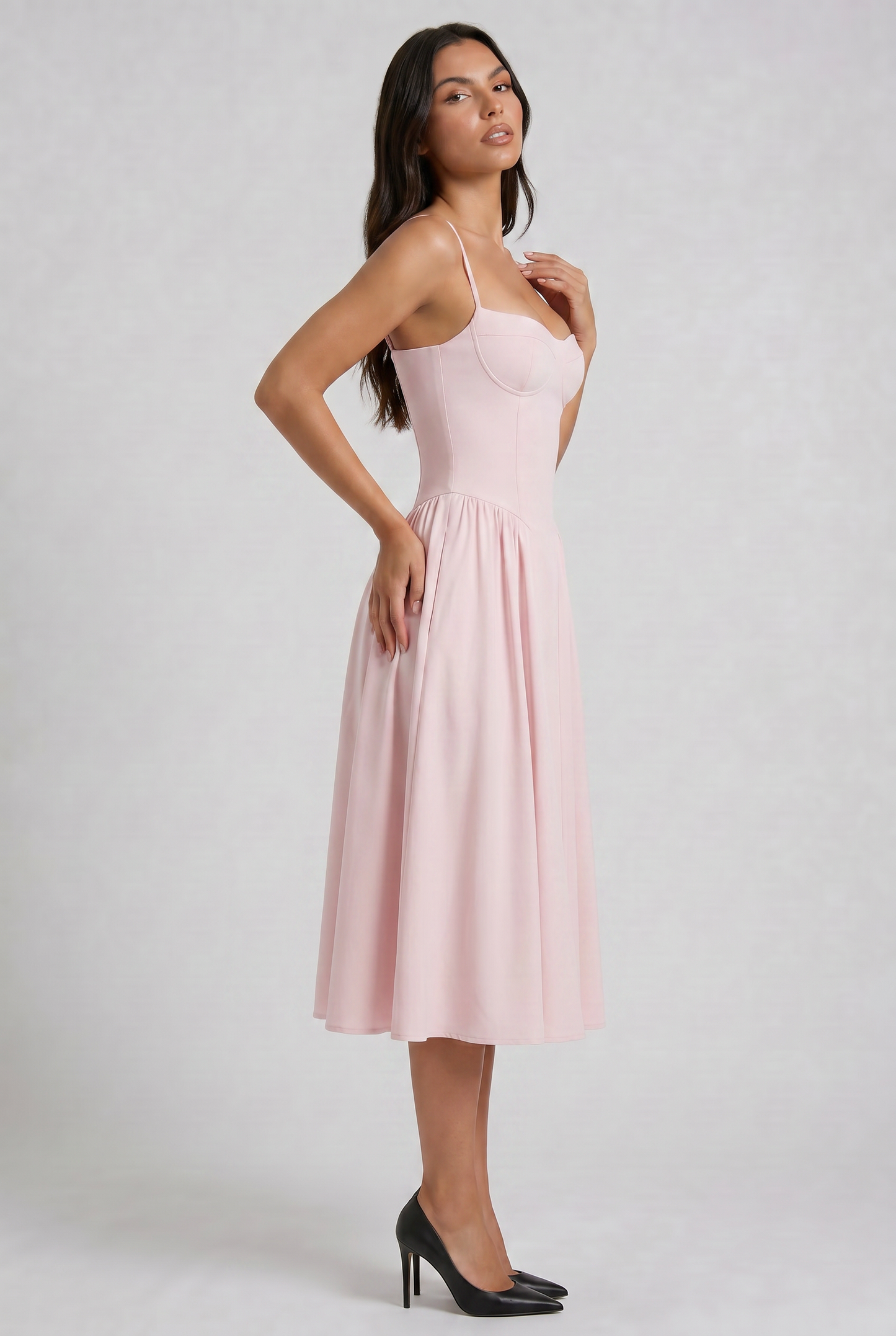 Nea - Vestido Corset con Falda Acampanada