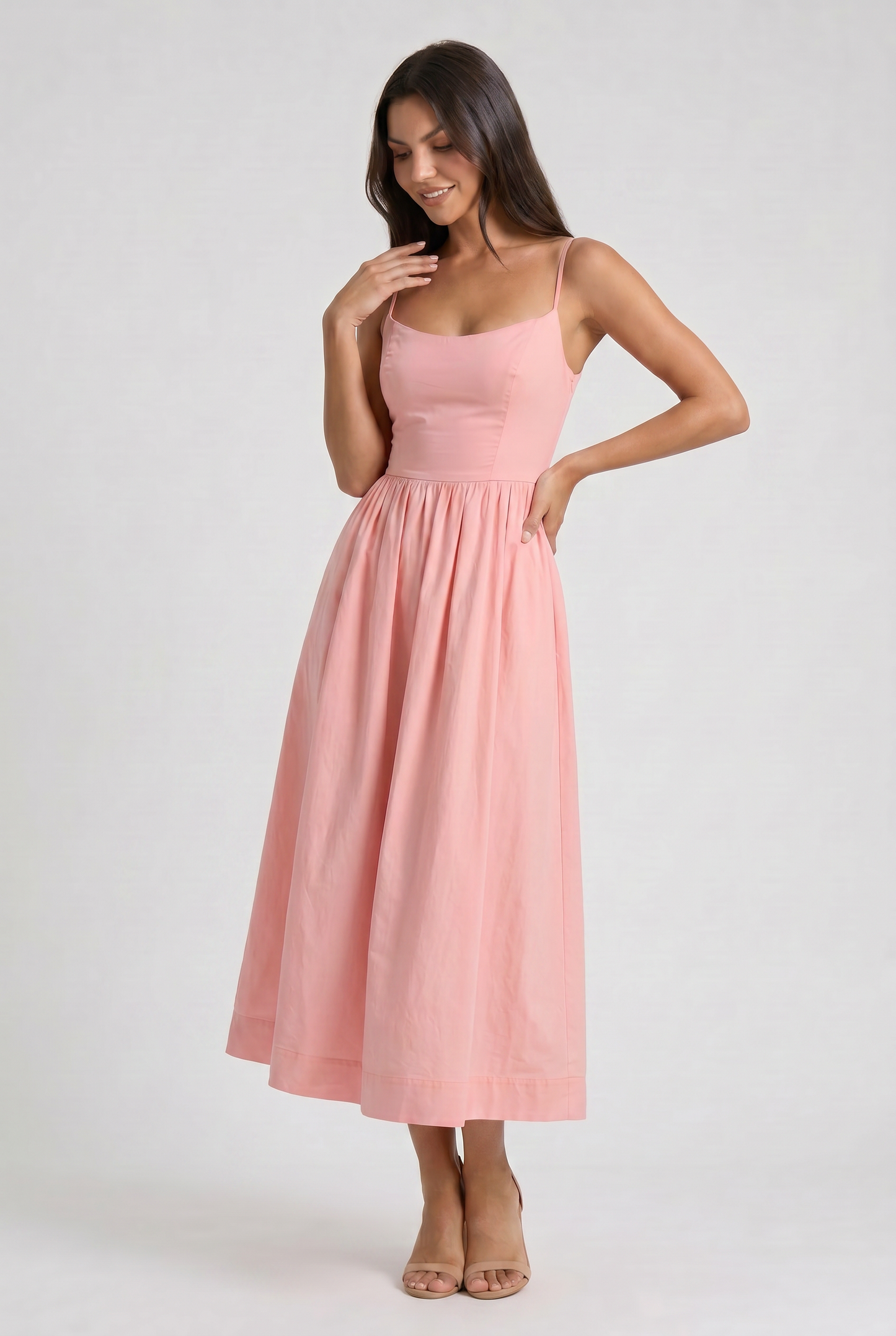 Keana - Vestido Midi con Tirantes Ajustables