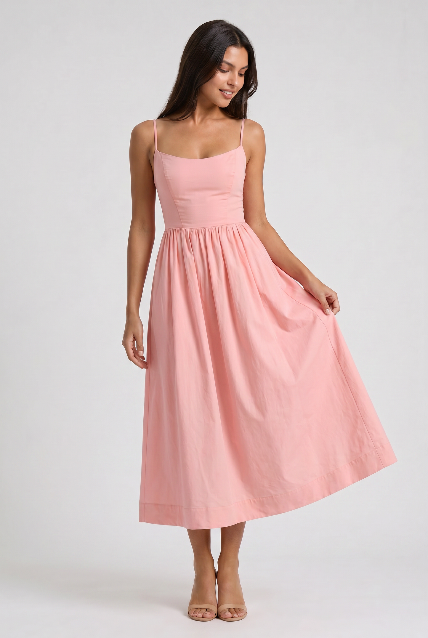 Keana - Vestido Midi con Tirantes Ajustables