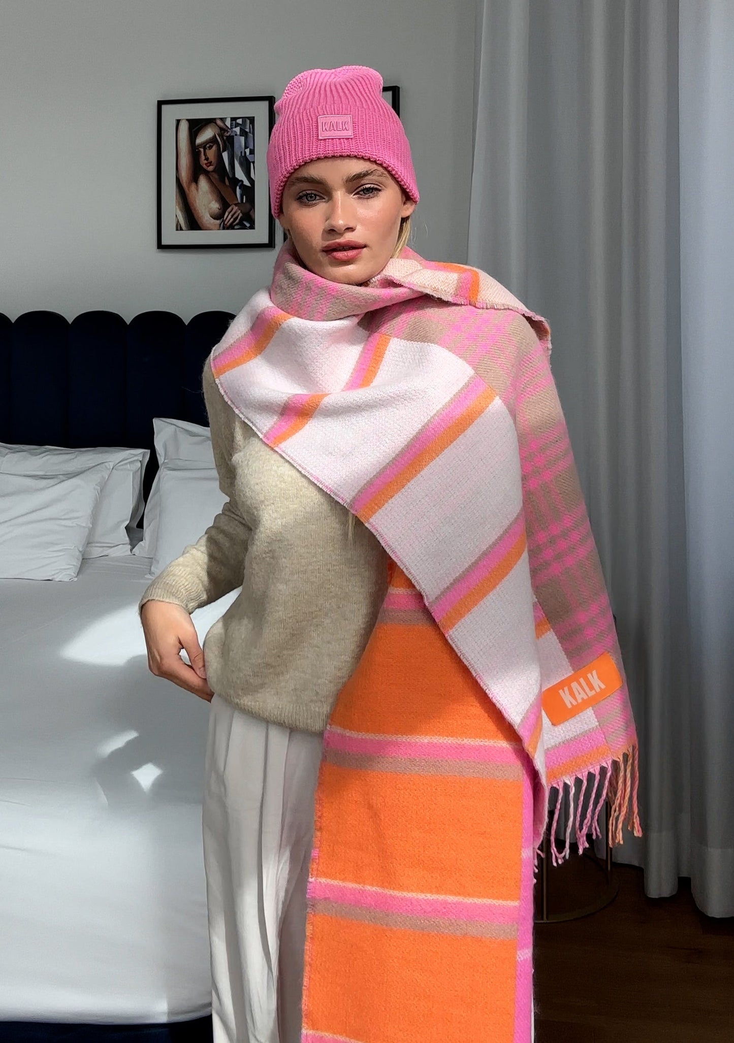 Scarf Mirage Orange Kalk
