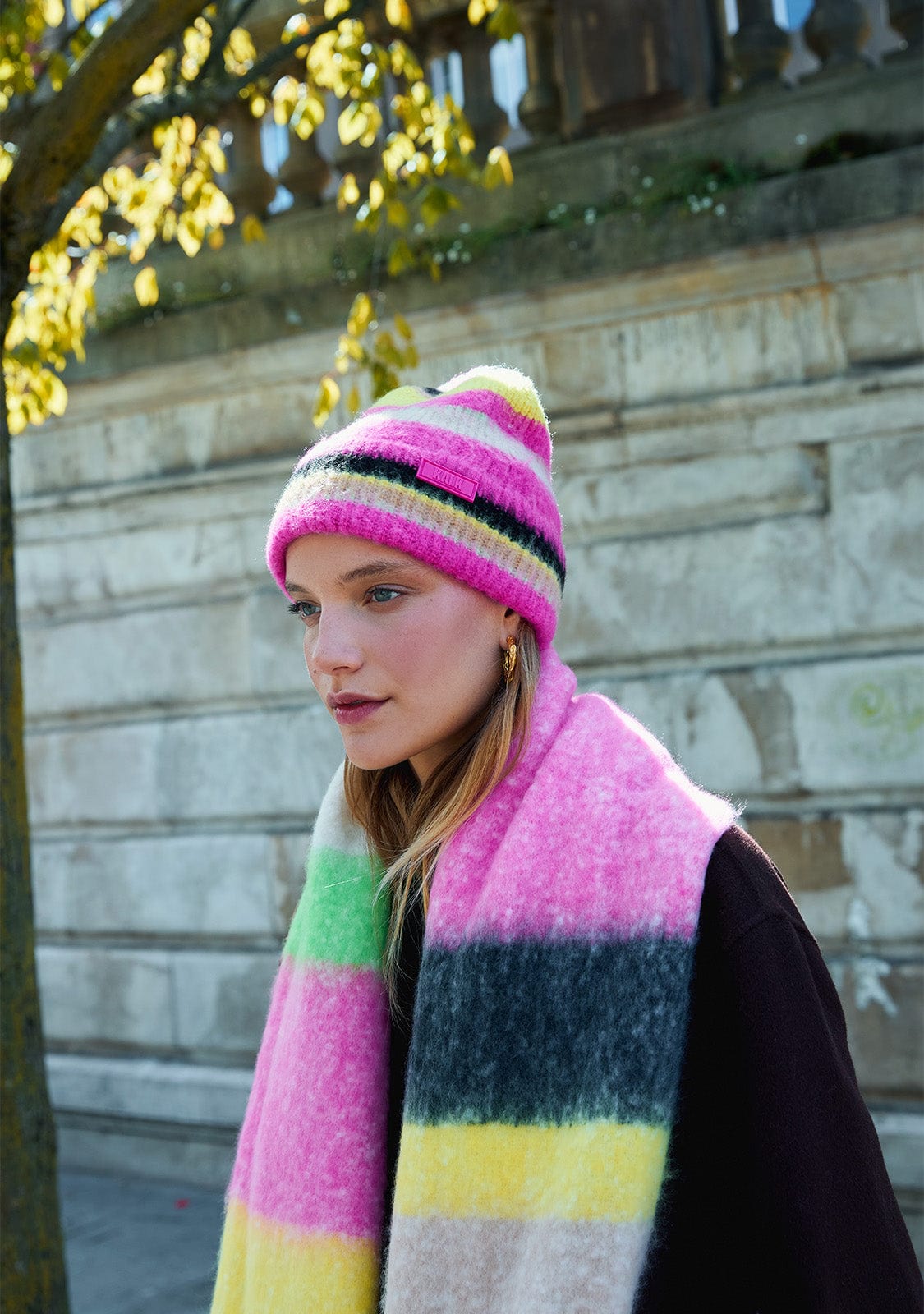 Scarf Flash Fuchsia Kalk