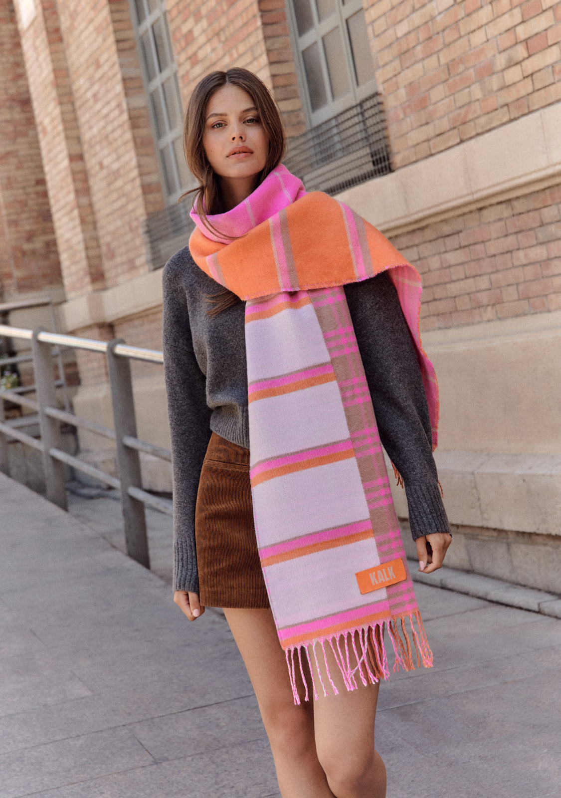 Scarf Mirage Orange Kalk