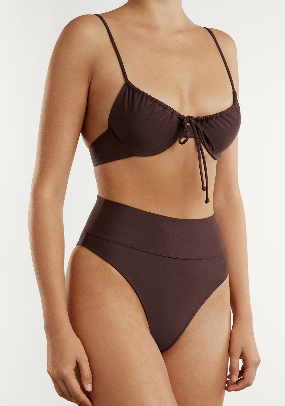 Bikini Rinna Top + Braguita Manami Cacao