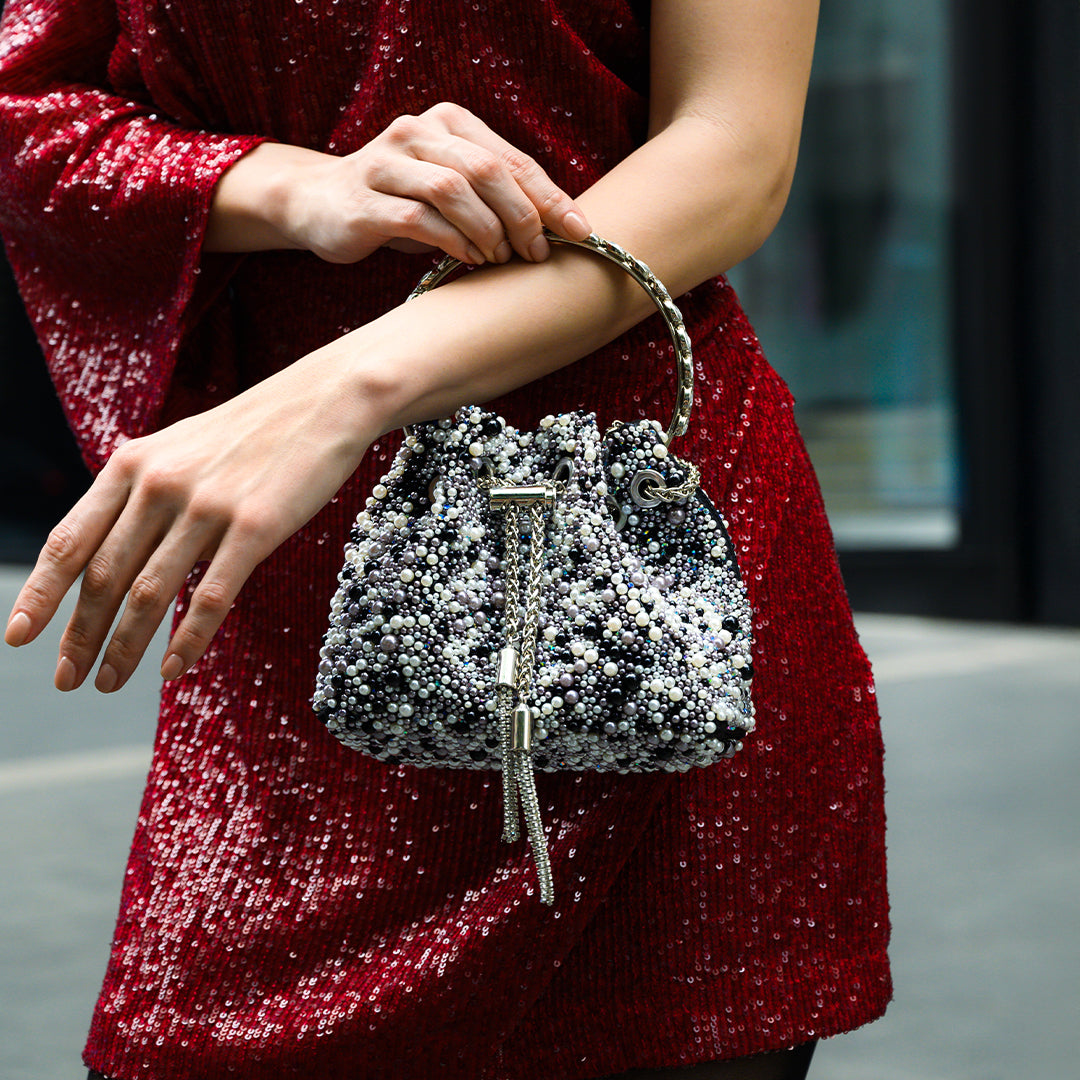 Bolso de Mano Lorrie con Borla