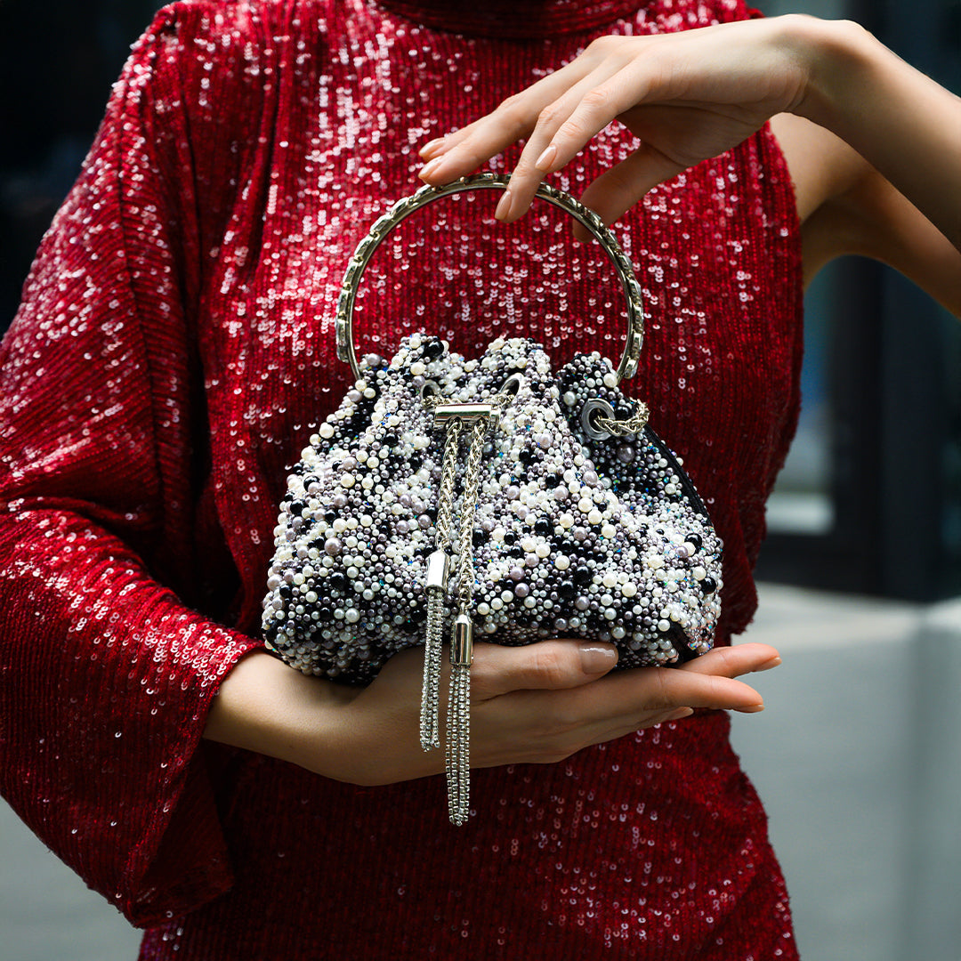 Bolso de Mano Lorrie con Borla