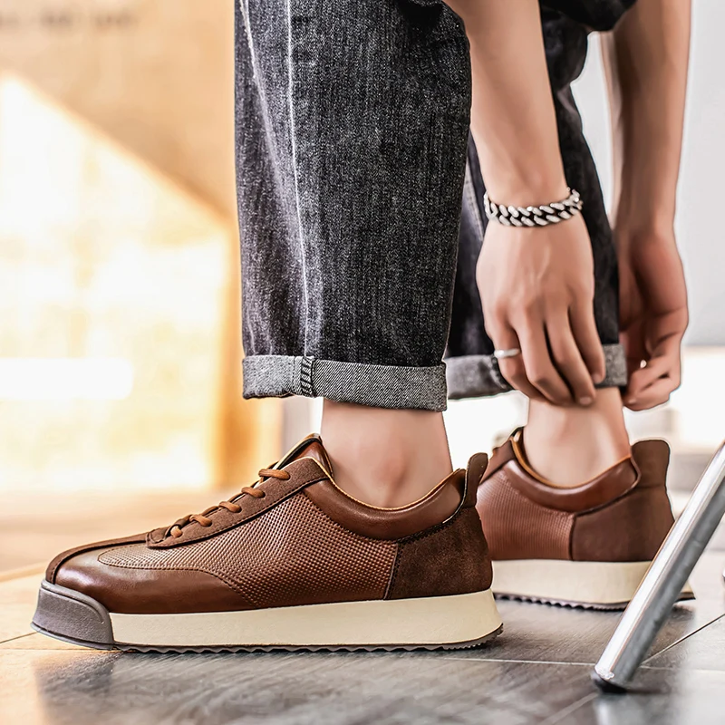 Zapatos de cuero italianos