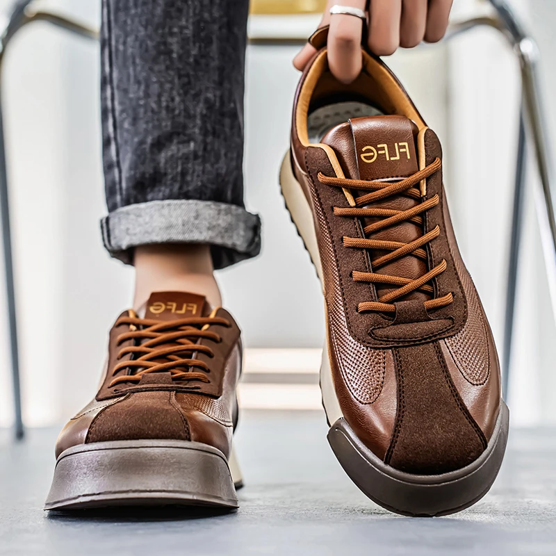 Zapatos de cuero italianos