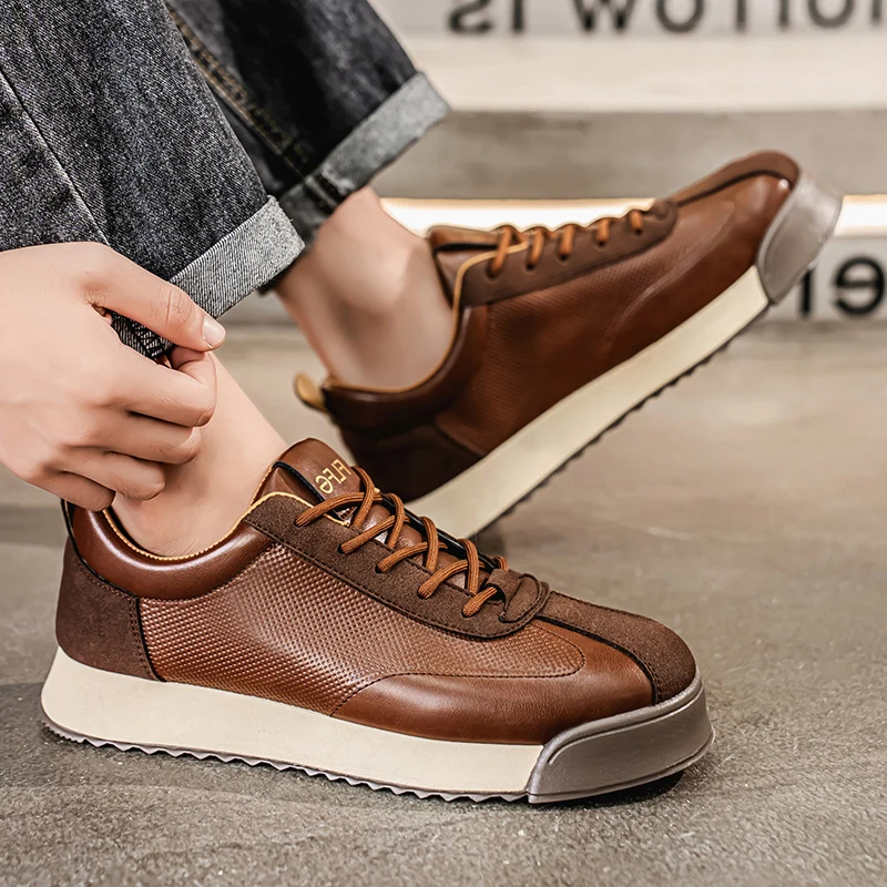 Zapatos de cuero italianos