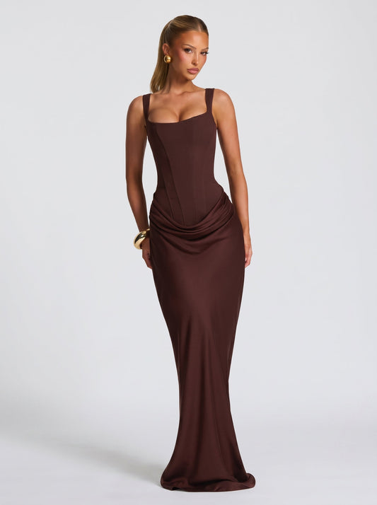 Antonella™ - Vestido de Gala en Satén
