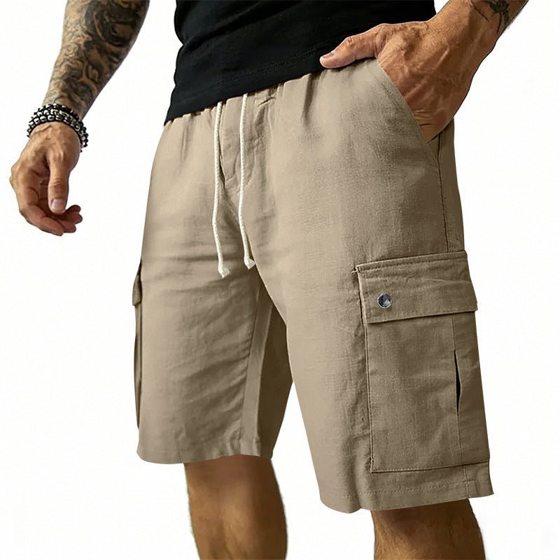 Varel | Pantaloni cargo corti leggeri per uomo