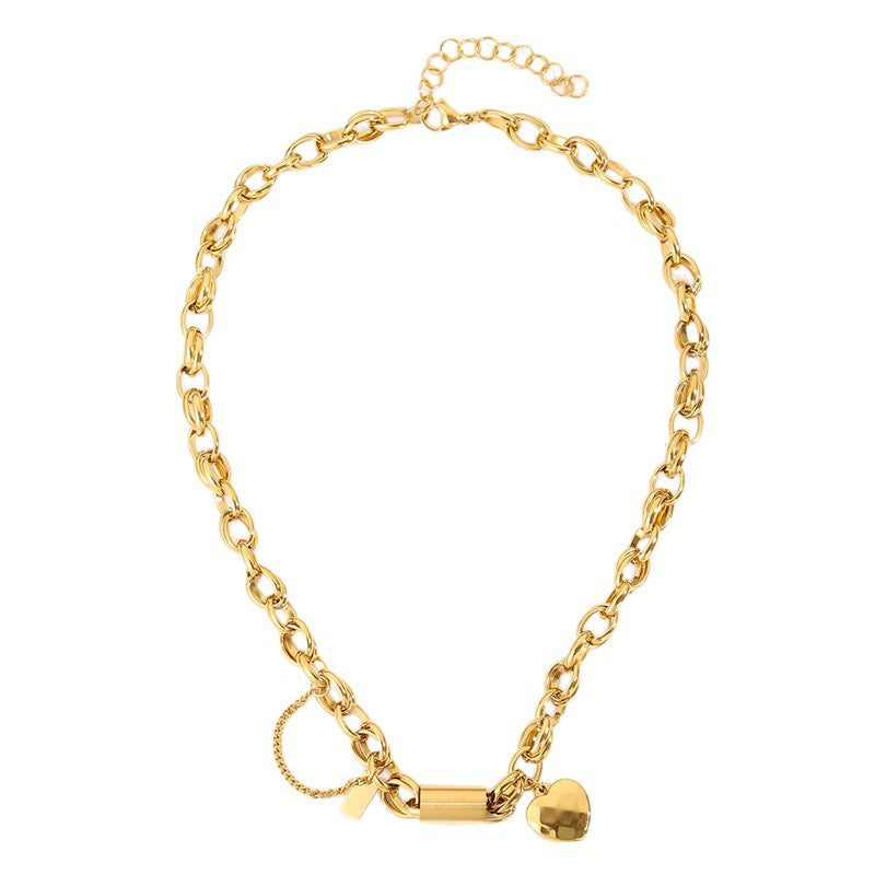 Heartened Chunky Collar | Oro