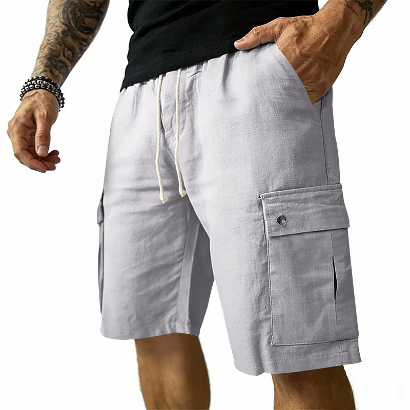 Varel | Pantaloni cargo corti leggeri per uomo