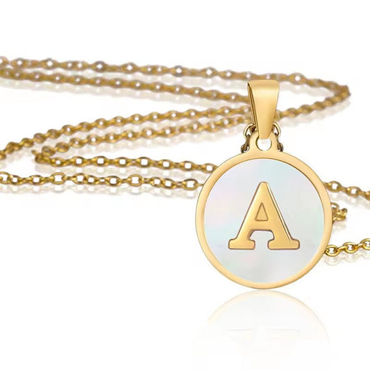 Monette Inicial Collar | Oro