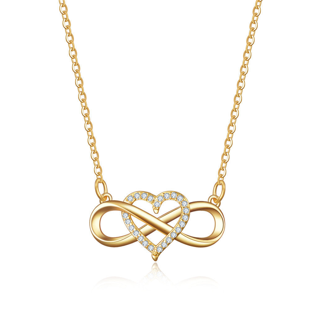 Amor Nudo Infinito Collar | Oro