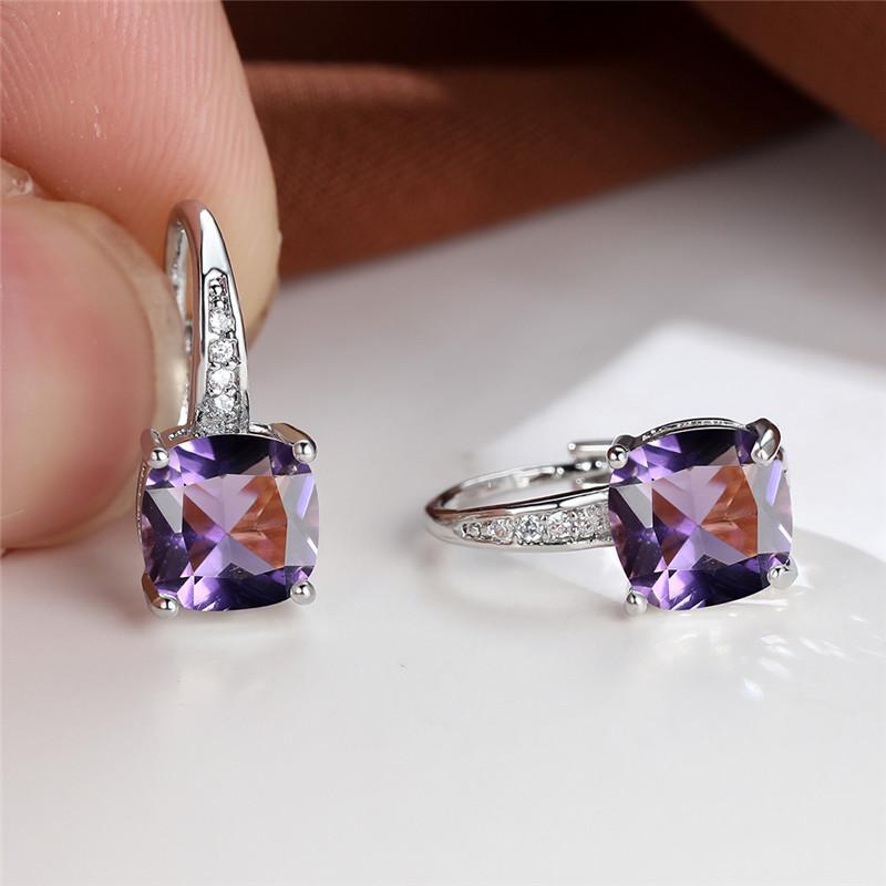 Mystic Piedra Aro Pendientes | Oro