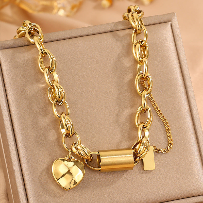 Heartened Chunky Collar | Oro