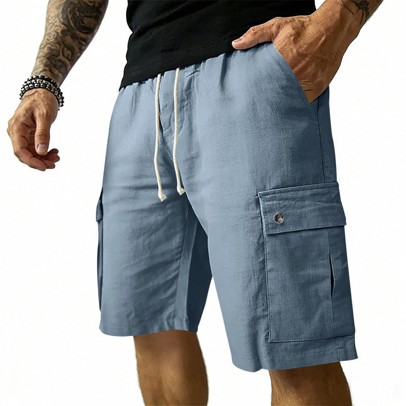 Varel | Pantaloni cargo corti leggeri per uomo