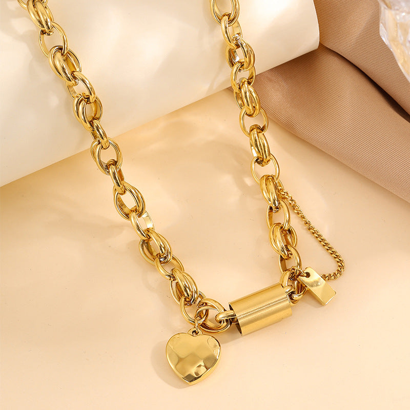 Heartened Chunky Collar | Oro