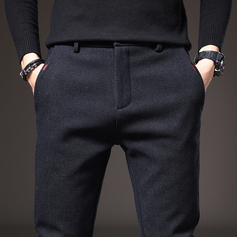 Pantalones elegantes de corte ajustado