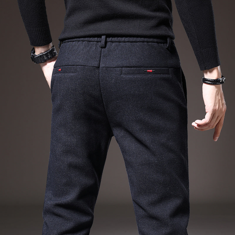 Pantalones elegantes de corte ajustado
