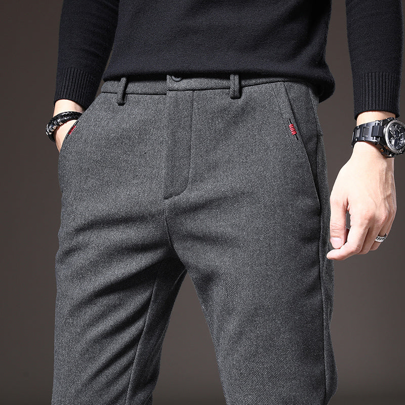 Pantalones elegantes de corte ajustado