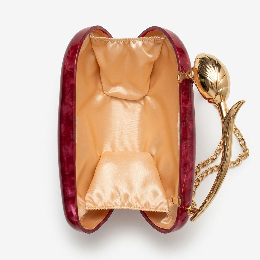 Bolso de Fiesta de Acrílico Rosa