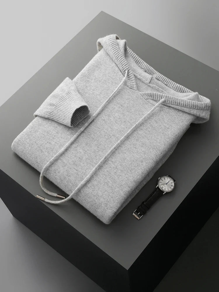 Sudadera con capucha de lana merina de Sirlus