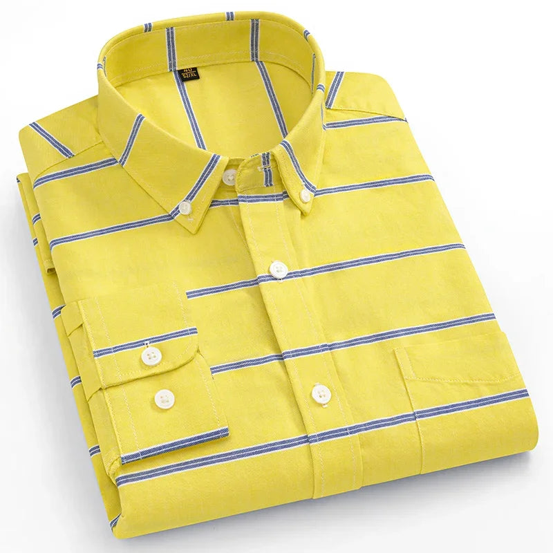 Camisa de algodón Oxford