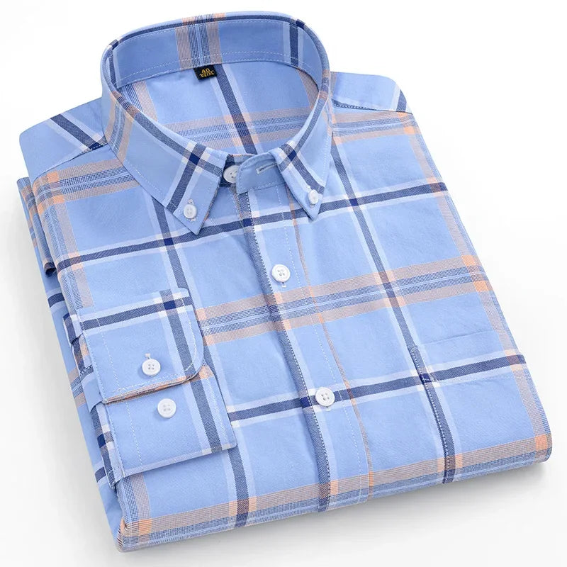 Camisa de algodón Oxford