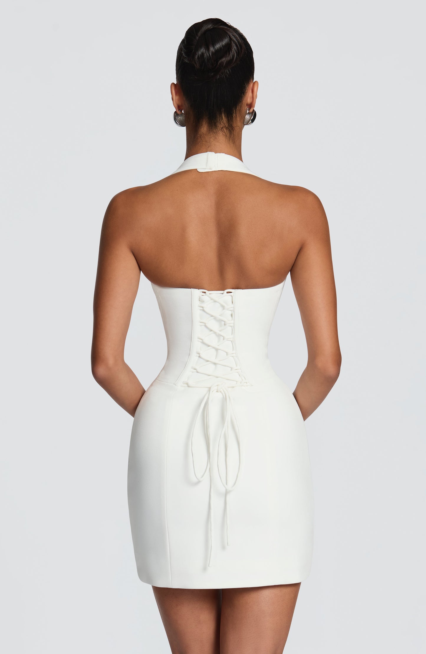 Pilar™ - Vestido Mini Bardot en Crêpe