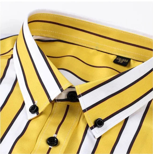 Camisa informal de rayas para hombre