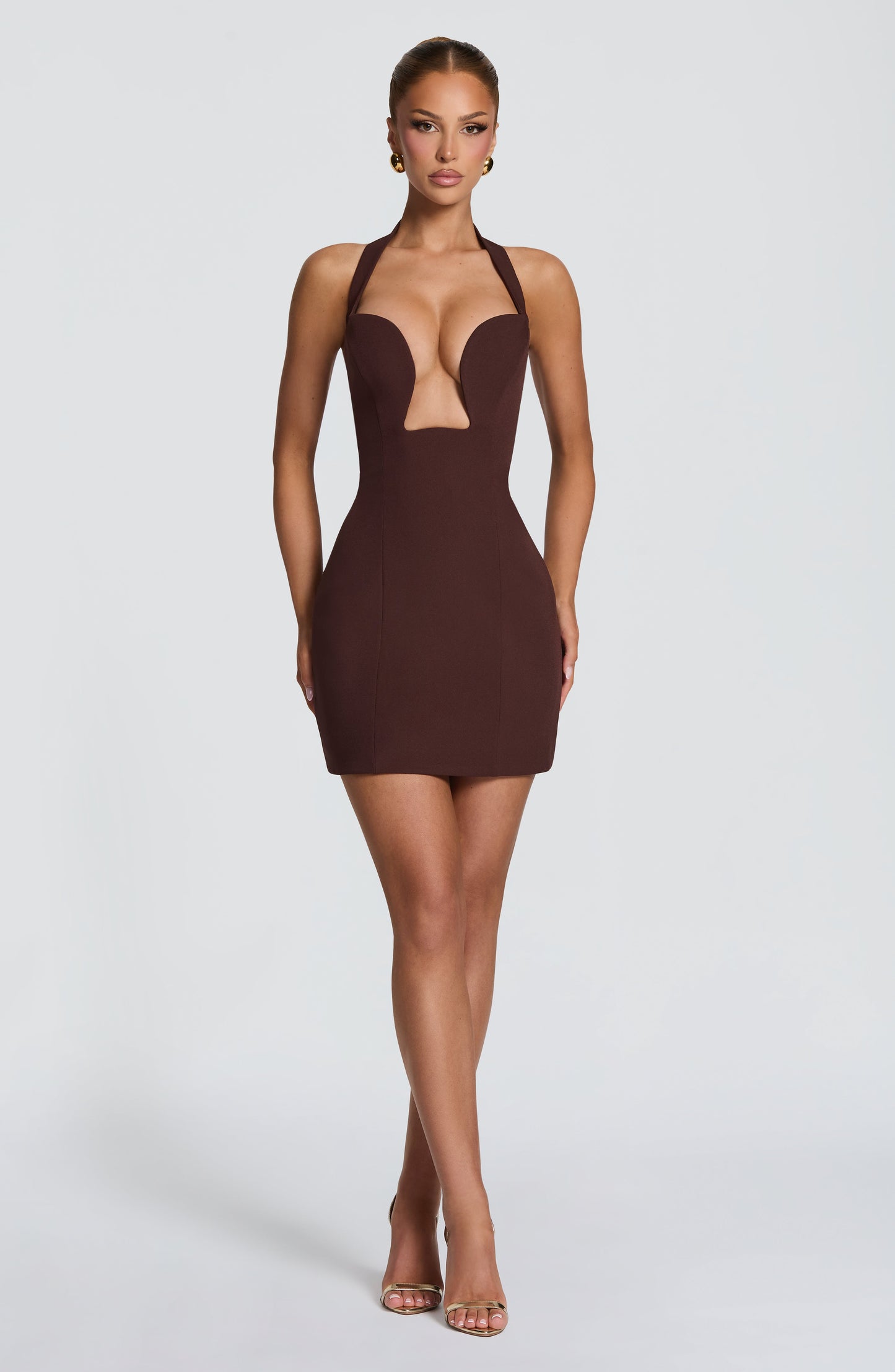 Pilar™ - Vestido Mini Bardot en Crêpe