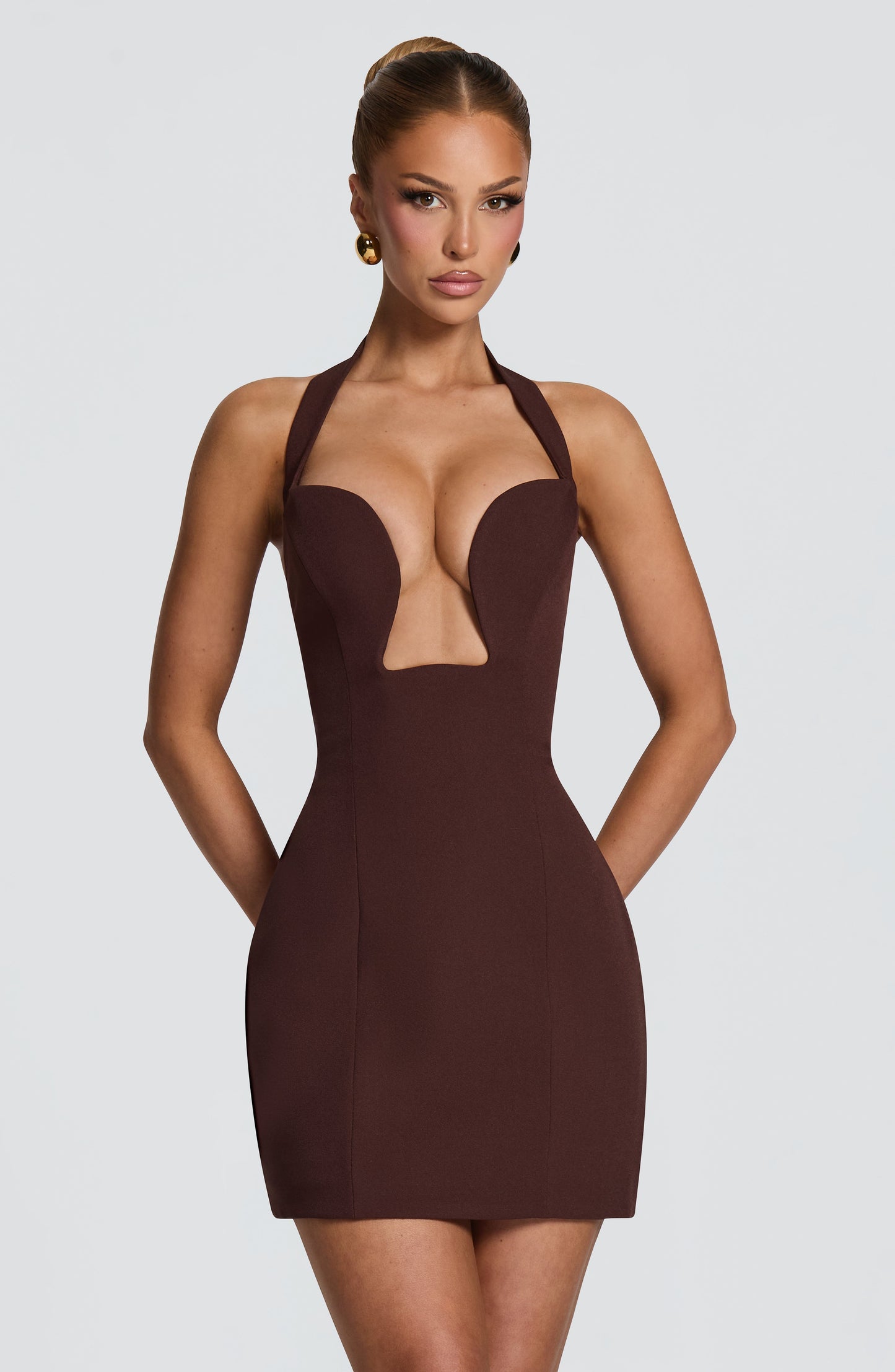 Pilar™ - Vestido Mini Bardot en Crêpe