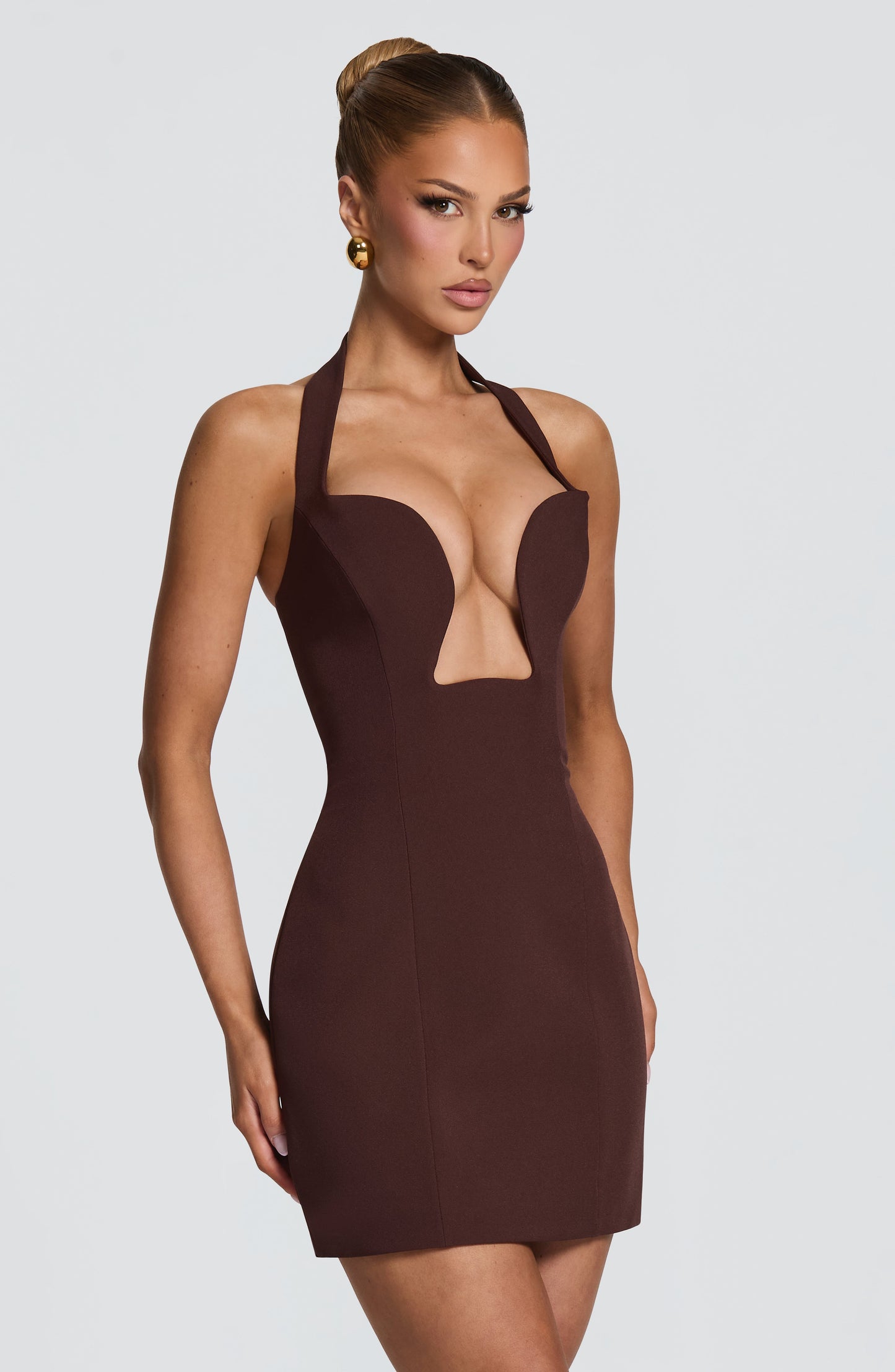Pilar™ - Vestido Mini Bardot en Crêpe