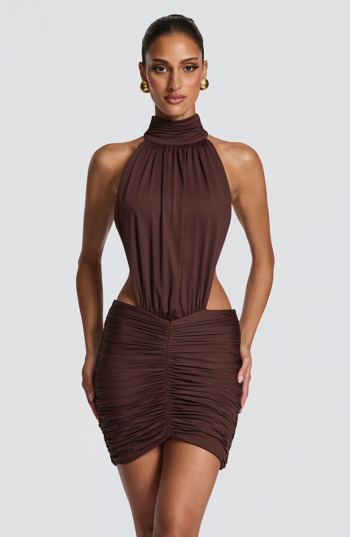 Rocío™ - Vestido Mini Fruncido Strapless