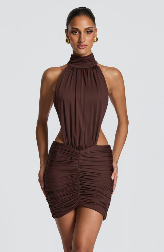 Rocío™ - Vestido Mini Fruncido Strapless