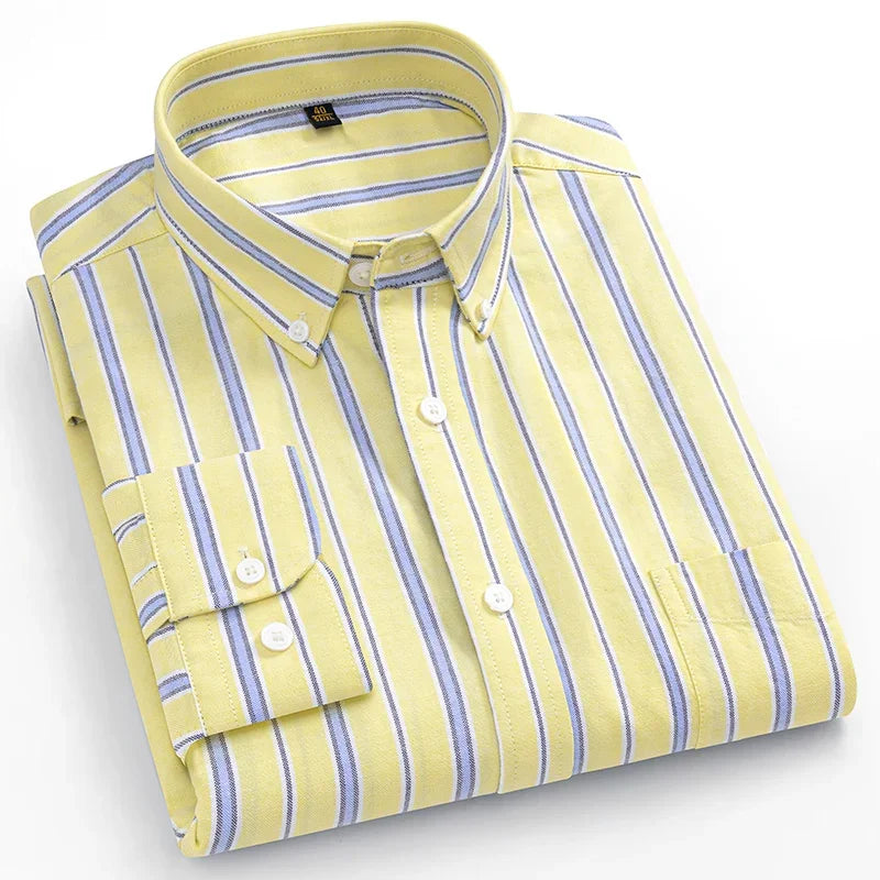 Camisa de algodón Oxford