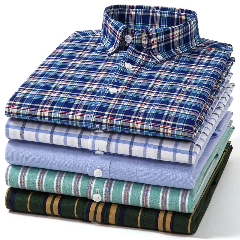 Camisa de algodón Oxford