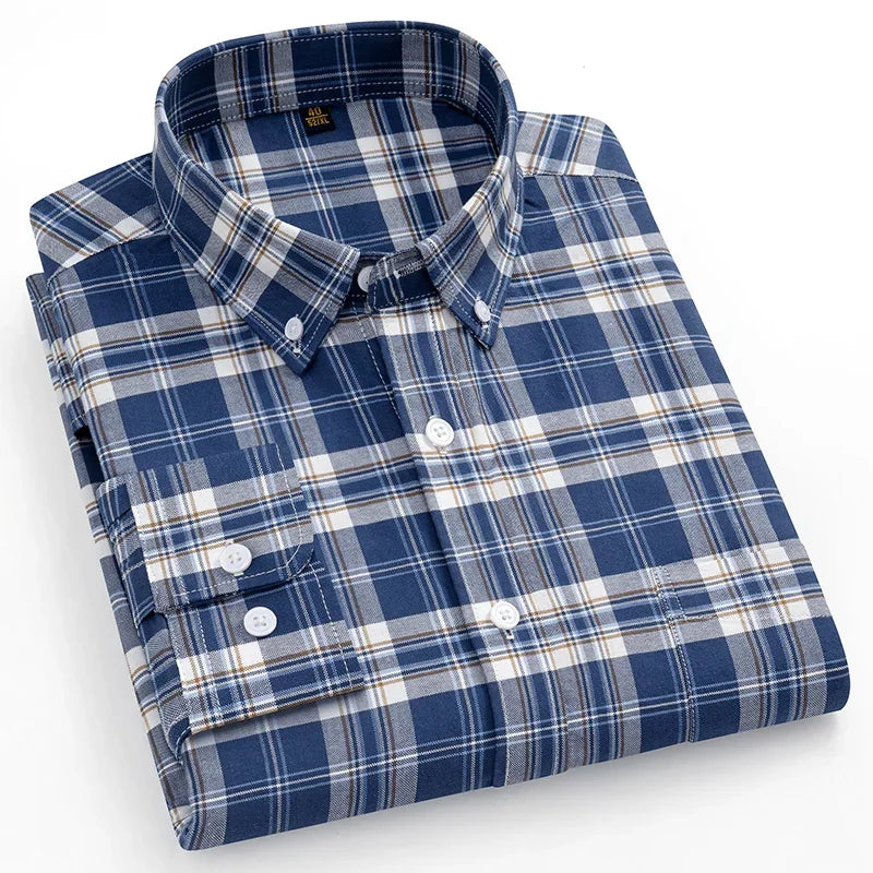 Camisa de algodón Oxford
