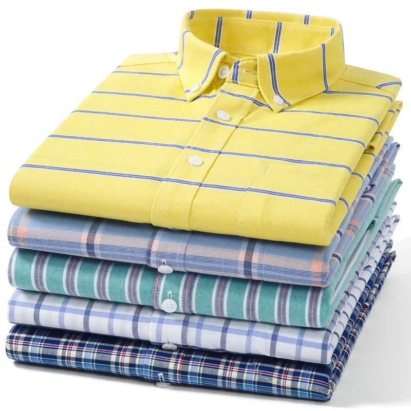 Camisa de algodón Oxford