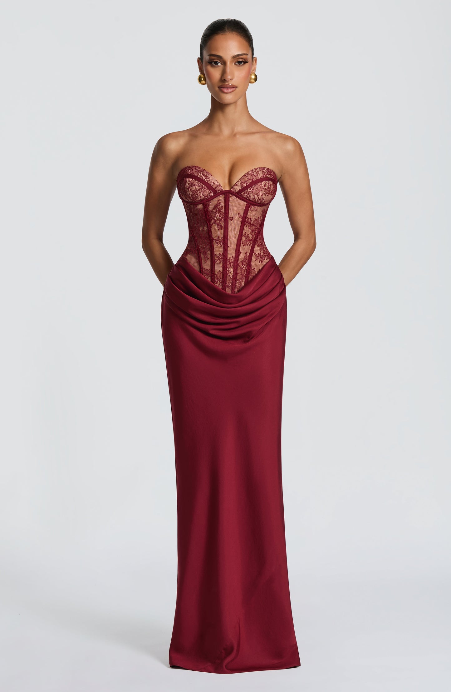 Miriam™ - Vestido Kathleen Burdeos