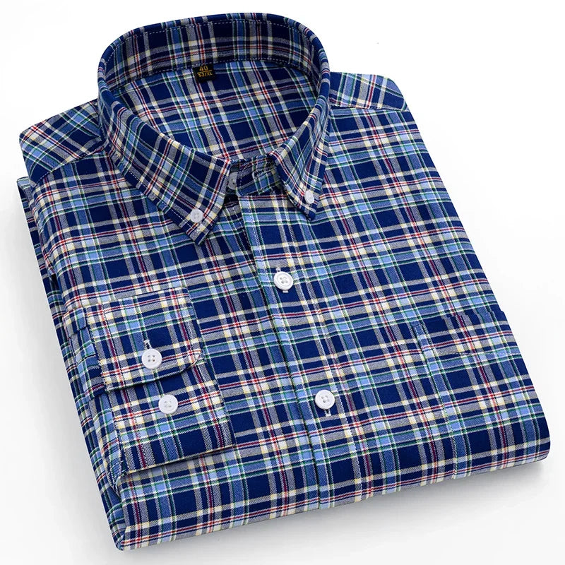 Camisa de algodón Oxford
