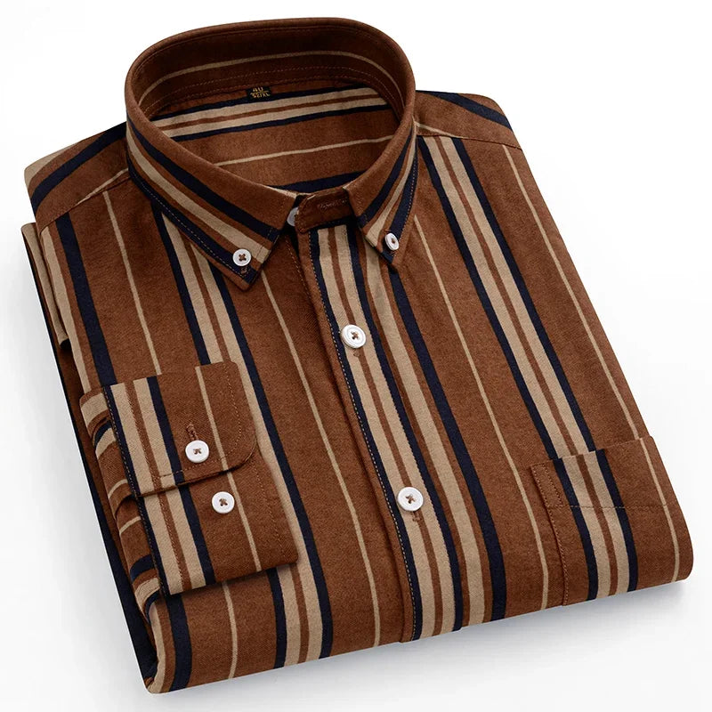 Camisa de algodón Oxford