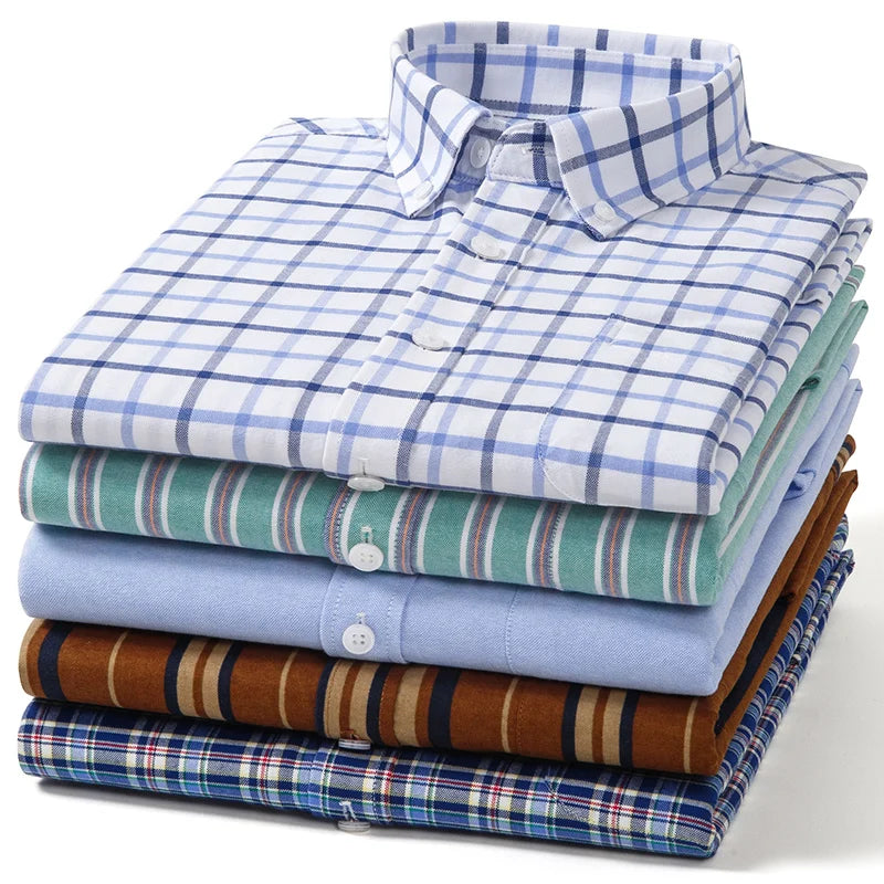 Camisa de algodón Oxford